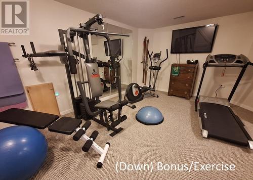 4910 Crest Road, Prince George, BC - Indoor Photo Showing Gym Room