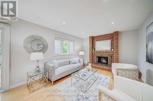 171 Greenfield Ave, Toronto, ON - Indoor Photo Showing Living Room With Fireplace