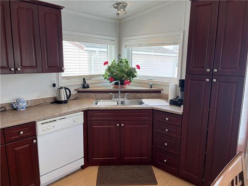 30 Eagle Way, Brandon, MB - Indoor Photo Showing Kitchen With Double Sink