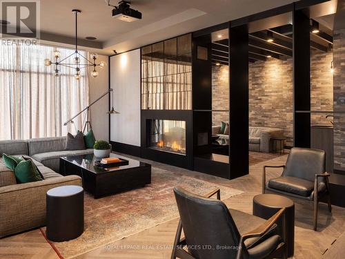 #1704 -57 Spadina Ave, Toronto, ON - Indoor With Fireplace