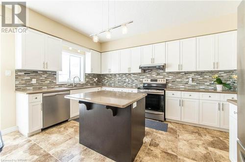 701 Sundew Dr Drive, Waterloo, ON - Indoor Photo Showing Kitchen With Stainless Steel Kitchen With Upgraded Kitchen