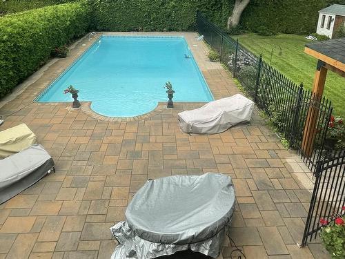 Pool - 303A Brighton Drive, Beaconsfield, QC - Outdoor With In Ground Pool With Deck Patio Veranda