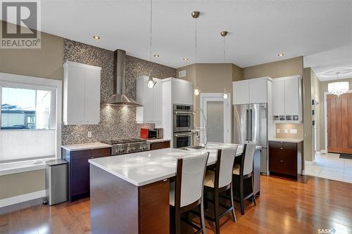 3521 Green Marsh Crescent, Regina, SK - Indoor Photo Showing Kitchen With Upgraded Kitchen