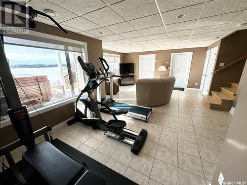 208 Mckillop Place, Last Mountain Lake East Side, SK - Indoor Photo Showing Gym Room
