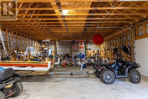 75 Holmes Street, Spring Bay, Manitoulin Island, ON - Indoor Photo Showing Garage