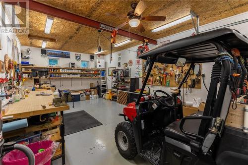 75 Holmes Street, Spring Bay, Manitoulin Island, ON - Indoor Photo Showing Garage