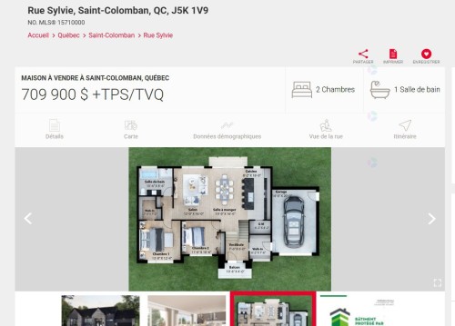 Floor Plan - Rue Sylvie, Saint-Colomban, QC - Other