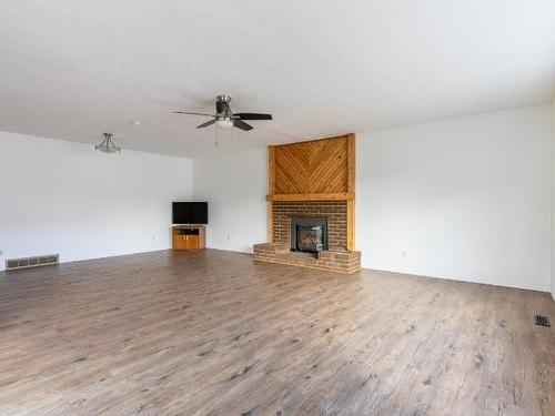 1738 Frontage Road, Clinton, BC - Indoor Photo Showing Living Room With Fireplace