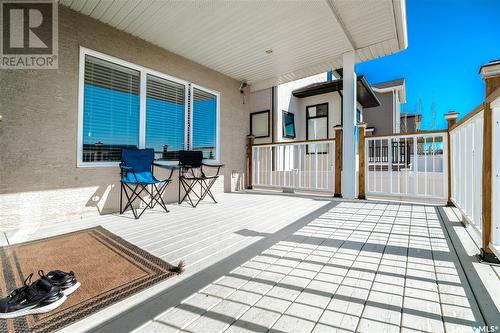 3418 Green Lily Road, Regina, SK - Outdoor With Deck Patio Veranda With Exterior