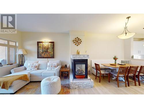 3996 Beach Avenue Unit# 205, Peachland, BC - Indoor With Fireplace