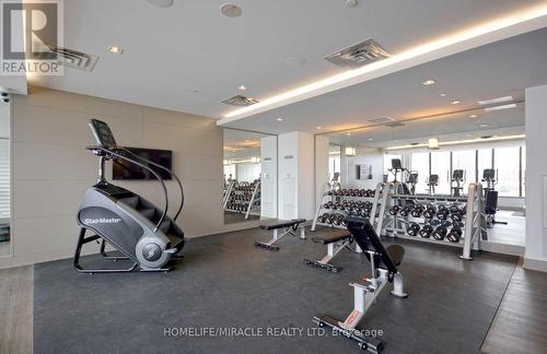 #3204 -4011 Brickstone Mews, Mississauga, ON - Indoor Photo Showing Gym Room