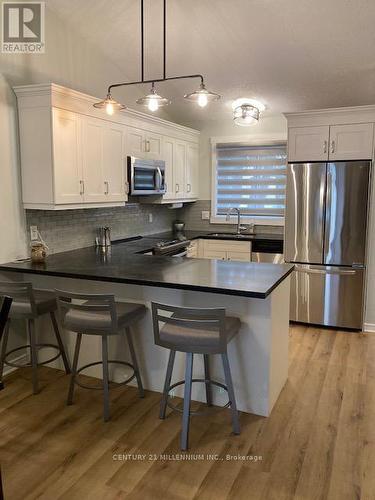 #160 -160 Escarpment Cres, Collingwood, ON - Indoor Photo Showing Kitchen With Stainless Steel Kitchen With Double Sink With Upgraded Kitchen