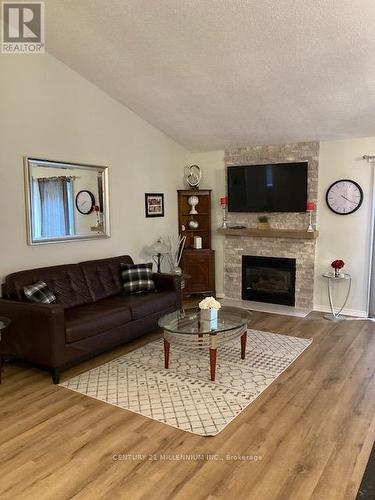 #160 -160 Escarpment Cres, Collingwood, ON - Indoor Photo Showing Living Room With Fireplace