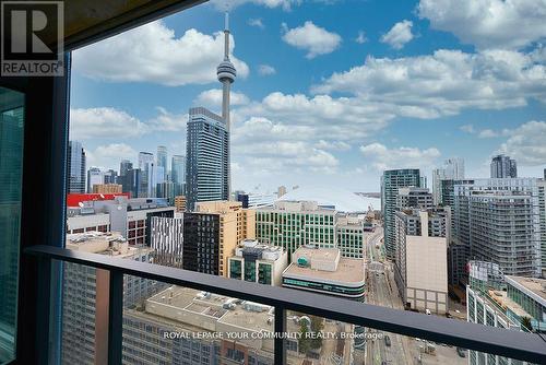 #2805 -115 Blue Jays Way, Toronto, ON - Outdoor With Balcony With View