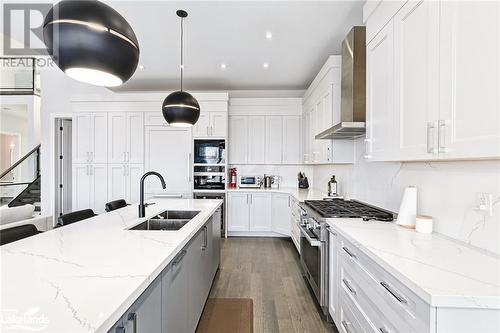 107 Sladden Court, Thornbury, ON - Indoor Photo Showing Kitchen With Double Sink With Upgraded Kitchen