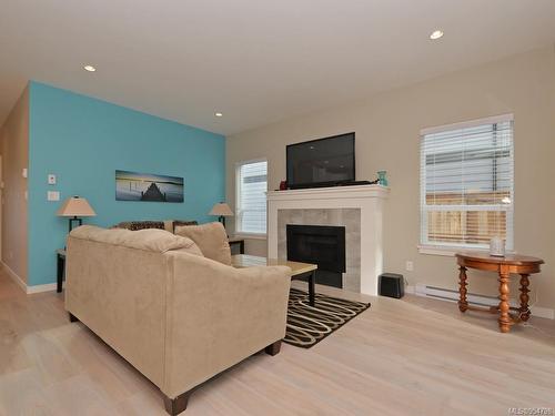 6554 Steeple Chase, Sooke, BC - Indoor Photo Showing Living Room With Fireplace