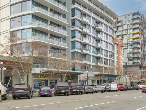 501-845 Yates St, Victoria, BC - Outdoor With Balcony With Facade