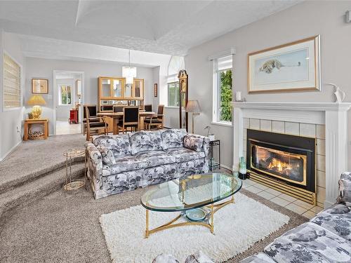 10978 Cedar Lane, North Saanich, BC - Indoor Photo Showing Living Room With Fireplace