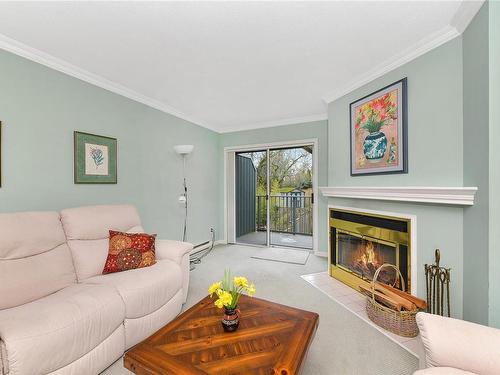 3-1356 Slater St, Victoria, BC - Indoor Photo Showing Living Room With Fireplace