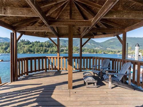 375 Point Ideal Dr, Lake Cowichan, BC - Outdoor With Body Of Water With Deck Patio Veranda With Exterior