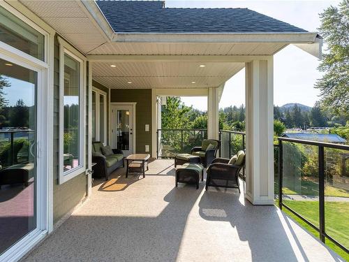 375 Point Ideal Dr, Lake Cowichan, BC - Outdoor With Deck Patio Veranda With Exterior