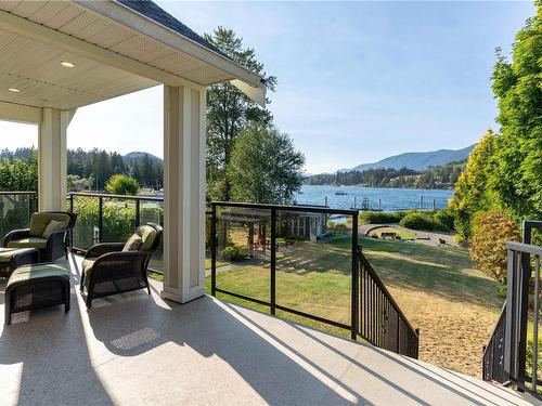 375 Point Ideal Dr, Lake Cowichan, BC - Outdoor With Body Of Water With Deck Patio Veranda With View