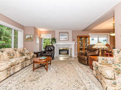 2383 Setchfield Ave, Langford, BC - Indoor Photo Showing Living Room With Fireplace