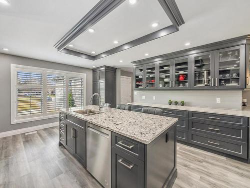 Vanessa, ON - Indoor Photo Showing Kitchen With Double Sink With Upgraded Kitchen