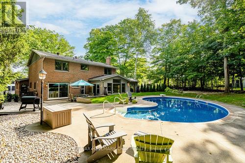8 Royal Oak Dr, Barrie, ON - Outdoor With In Ground Pool With Backyard