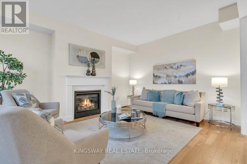 46 Aviron Crescent, Welland, ON - Indoor Photo Showing Living Room With Fireplace