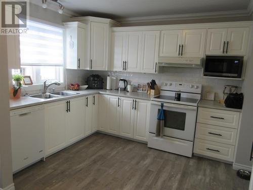 580 Main Street, Bishop'S Falls, NL - Indoor Photo Showing Kitchen With Double Sink