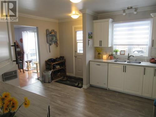 580 Main Street, Bishop'S Falls, NL - Indoor Photo Showing Kitchen With Double Sink