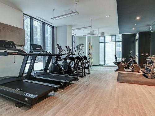 Exercise room - 502-628 Rue St-Jacques, Montréal (Ville-Marie), QC - Indoor Photo Showing Gym Room