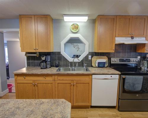 12 Wilkinson Road, Enderby, BC - Indoor Photo Showing Kitchen With Double Sink