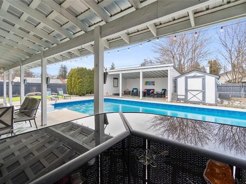 2804 38 Street, Vernon, BC - Outdoor With In Ground Pool With Exterior