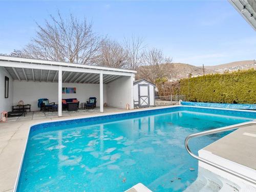 2804 38 Street, Vernon, BC - Outdoor With In Ground Pool With Backyard