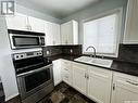 118 Allan Avenue, Churchbridge, SK  - Indoor Photo Showing Kitchen With Double Sink 