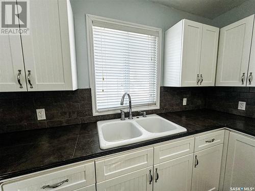 118 Allan Avenue, Churchbridge, SK - Indoor Photo Showing Kitchen With Double Sink