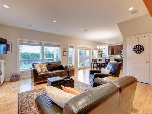 3425 Hopwood Pl, Colwood, BC - Indoor Photo Showing Living Room With Fireplace