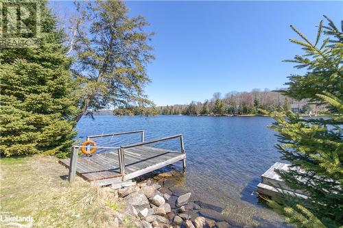 100' of frontage on sought after 3-lake chain - 1021 Calm Lane, Minden, ON - Outdoor With Body Of Water