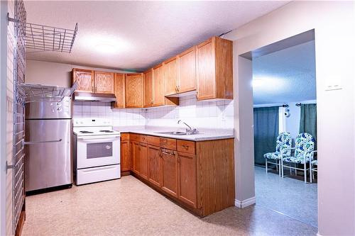 487 Toronto Street, Winnipeg, MB - Indoor Photo Showing Kitchen With Double Sink