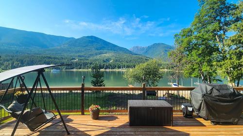 7606 Highway 3A, Balfour, BC - Outdoor With Body Of Water With Deck Patio Veranda
