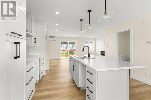 98 Ernest Street, Dieppe, NB - Indoor Photo Showing Kitchen With Double Sink