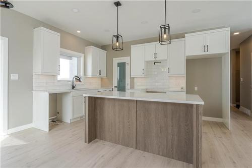 45 Harry Waytiuk Drive, East Selkirk, MB - Indoor Photo Showing Kitchen With Upgraded Kitchen