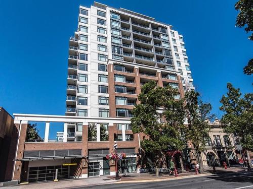 1402-728 Yates St, Victoria, BC - Outdoor With Facade