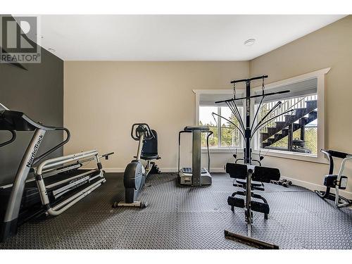 1007 Aurora Heights, West Kelowna, BC - Indoor Photo Showing Gym Room