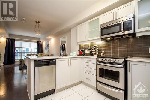195 Besserer Street Unit#707, Ottawa, ON - Indoor Photo Showing Kitchen With Upgraded Kitchen