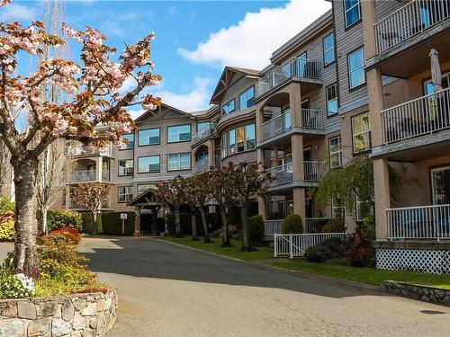 404-1240 Verdier Ave, Central Saanich, BC - Outdoor With Balcony With Facade