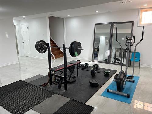 93 Medici Lane, Hamilton, ON - Indoor Photo Showing Gym Room