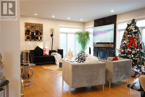 896 Corktown Road, Merrickville, ON - Indoor Photo Showing Living Room With Fireplace